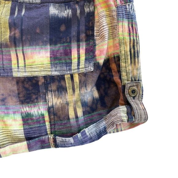 Anthropologie Pilcro Heirloom Tie-Dye Plaid Shorts - Picture 7 of 7